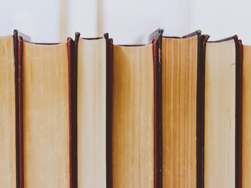 Folded page in a paperback